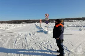 Ледовую переправу через реку Селемджу открыли в Амурской области