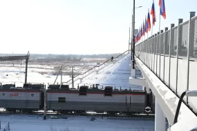 Новый путепровод открыли в поселке Новобурейский