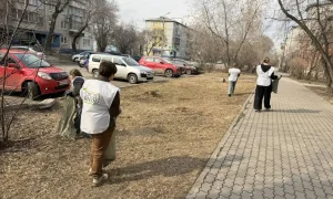 В ходе масштабного субботника в Благовещенске собрали более 65 тонн мусора