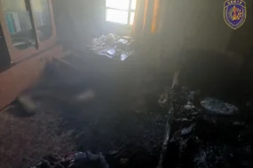 В Приамурье при пожаре погиб мужчина