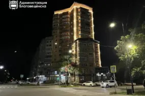 В Благовещенске продолжается обновление исторических фасадов зданий