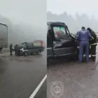 В Приамурье микроавтобус на большой скорости врезался в стоявший грузовик