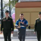 В Благовещенске зажгли постоянный Вечный огонь у памятника воинам-амурцам