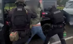 Трое нелегалов прыгнули в реку во время облавы в Благовещенске, но были пойманы